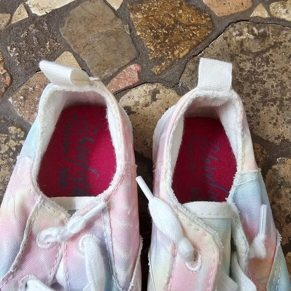 Blowfish Tie-Dye Pastel Canvas Sneakers - Size 10 - Picture 7 of 9
